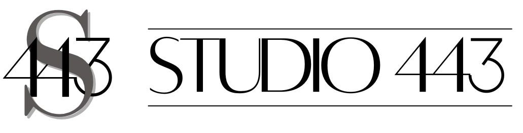 studio 443 long logo